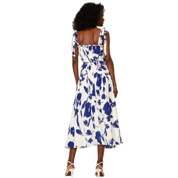 Jason Wu Collective Blue Floral Tie Strap Dress size 6 - Picture 11 of 11